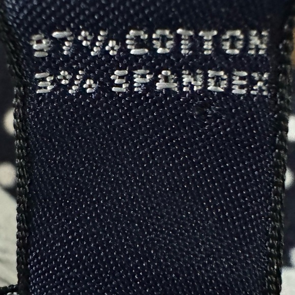 LANDS END Women’s Coastal Navy Stripe Polo Dress Sleeveless Collared Preppy Sz M - Picture 8 of 10